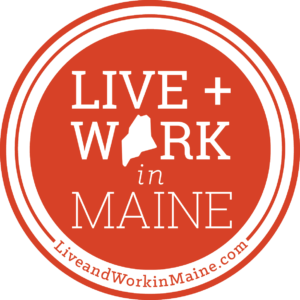 live and work in maine logo